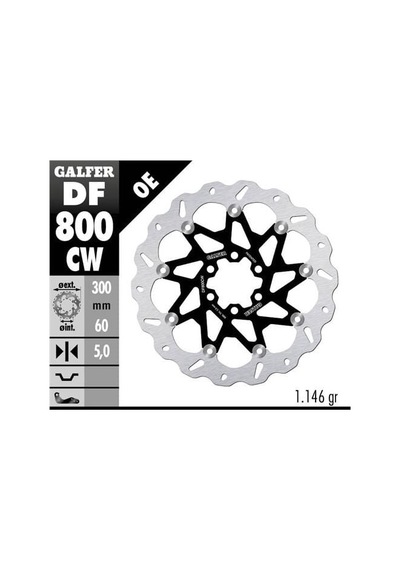 Ktm 250 Duke Abs Ön Fren Diski 300 Mm 2015 Sonrası Galfer Hareketli Aluminyum Disk