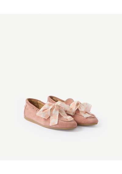 Yargıcı Süet Bağcıklı Loafer 26ykay4070x 039 Pembe