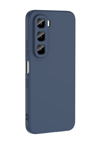 Maks Technology İnfinix Hot 60i 4g Kılıf Mkst Mara Lansman Kapak - Lacivert