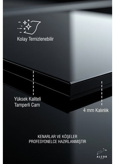 Atatürk Cam Tablo - Portre - Cam Tablo - Duvar Dekoru - Atatürk Portresi - Kaliteli Baskı Ata024 Atatürk Temalı Dekoratif Duvar Tablosu, Salon, Ofis Ve Çalışma Alanı Dekoru,