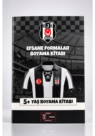 X Dekomus Lisanslı Beşiktaş Boyama Seti 12'li Kuru Boya Kalemi Ve Boyama Kitabı Altın