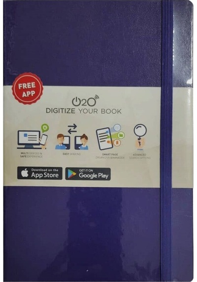 O2o Sert Kapak Lastikli Defter 14x21 Cm 88 Yp Çizgili Mor Mor