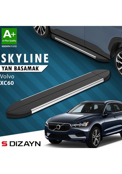 S-dizayn Volvo Xc60 2 Skyline Krom Yan Basamak 193 Cm 2017-2023 A+ Kalite