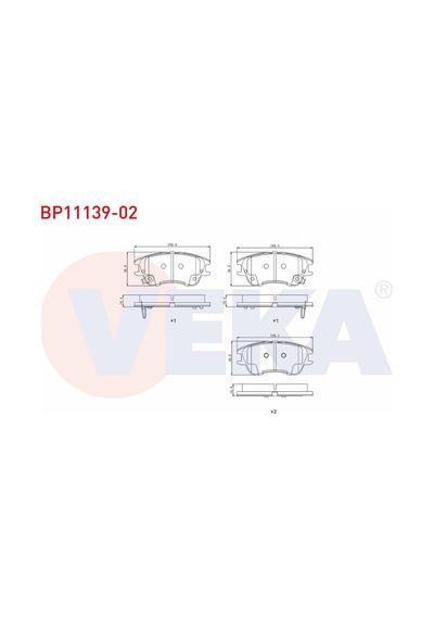 Disk Balata Hyundai Hyundai Atos Mx 1.0i Ön - Veka