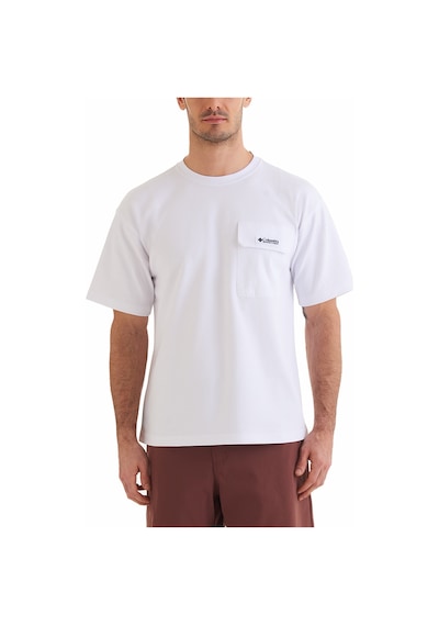 Columbia Csc Heritage Erkek Kısa Kollu T-shirt Beyaz Cs0376-100 001