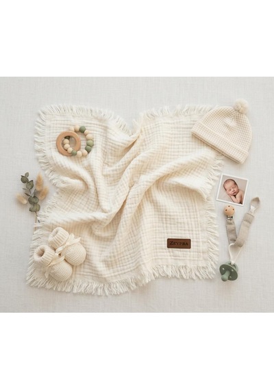 Tr 80x100cm 4 Katlı Müslin Örtü/battaniye Bebek & Çocuk İçin % 100 Pamuk Genel