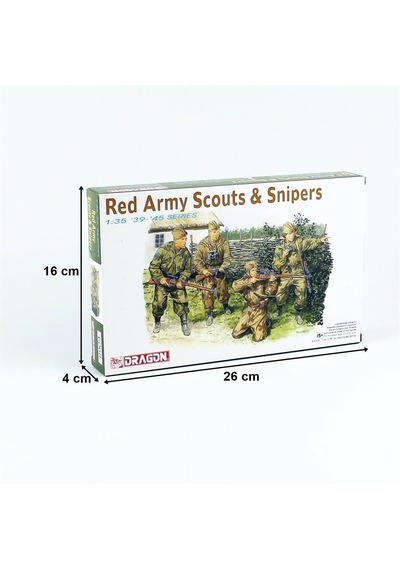 Dragon 6068 1/35 Ölçek, Kızıl Ordu Gözcü Ve Keskin Nişancıları Plastik Model Kiti-51551