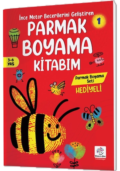Parmak Boyama Kitabım Seti 3-6 Yaş