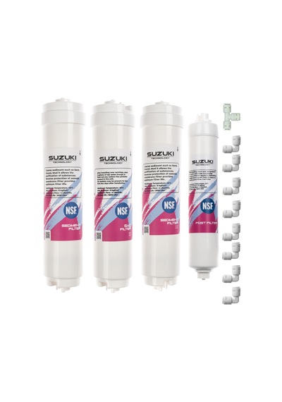 12 Inç Kapalı Kasa Su Arıtma Cihazı Membransız Tam Set 4 Filtre