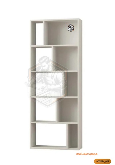 Tamamı Mdf 10 Bölmeli Boy Kitaplık Salon / Yatak Odası / Çalışma