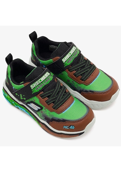 Skechers Megacraft 4k Mega Scene 402162n-brmt Ortopedik Çocuk Spor Ayakkabı Yeşil