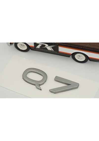 Dk Tuning Q7 2025+ Bagaj Gümüş Yazı Logo Arma Audi İle Uyumlu Bagaj Arma