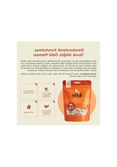 Kuru Tavuk Göğüs Kedi Ve Köpek Ödül Yemi %100 Doğal, 30 Gr