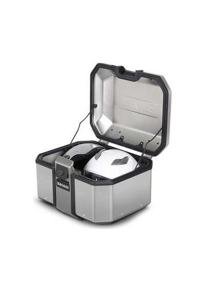 Tr48 Silver Motosiklet Arka Çanta 48 Litre Kapasiteli Top Case Motor Çanta Alümimyum Çok Renkli