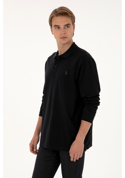U.s. Polo Assn. Erkek Siyah Sweatshirt 50307688-vr046 Siyah