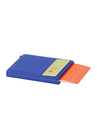 Walsmart Cover Clip Floater Akıllı Mekanizmalı Deri Cüzdan Mavi