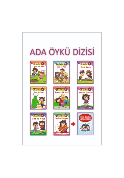 Ata 1.Sınıflar için Ada Öykü Dizisi + Kitap Okuma Not Defterim