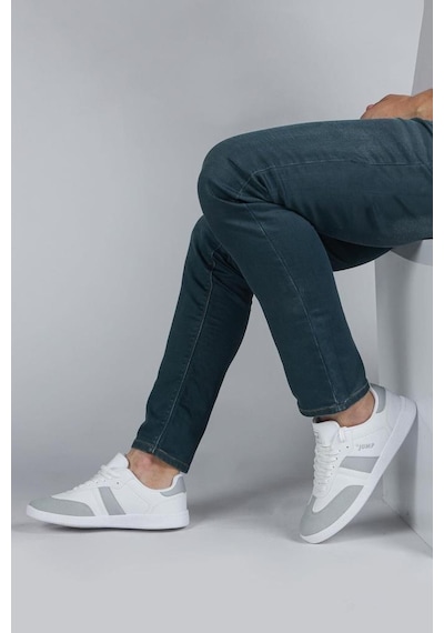 Jump 29787 Beyaz Gri Comfort Casual Anatomik Spor Ayakkabısı 001