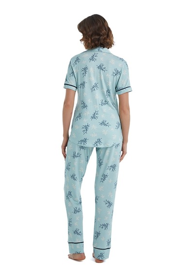 Blackspade Kadın Pijama Takımı 51411 - Mavi