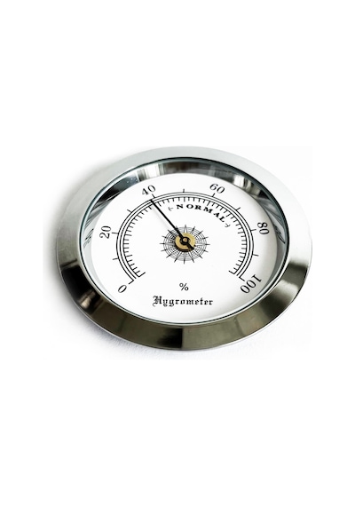 Analog Higrometre Nem Ölçer Humidor Puro Kutusu için Metal Çerçev N11.1834