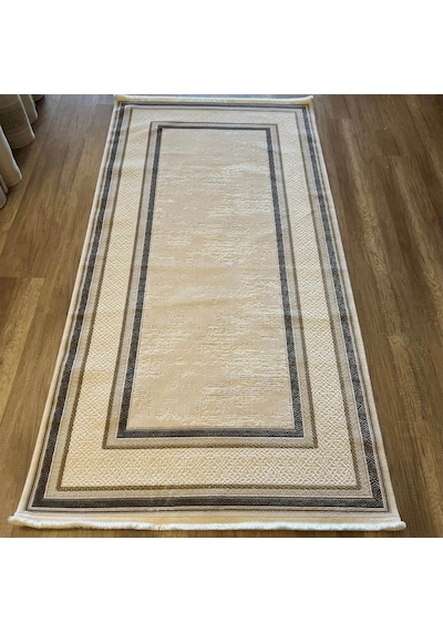 Hoom Rugs Valeria 1073 Bej Mikrofiber Antibakteriyel Modern Halı Bej