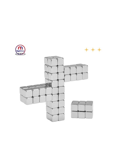 Lexroo Mns Güçlü Neodyum Mıknatıs Küp 5x5x5 Mm 90 Adet