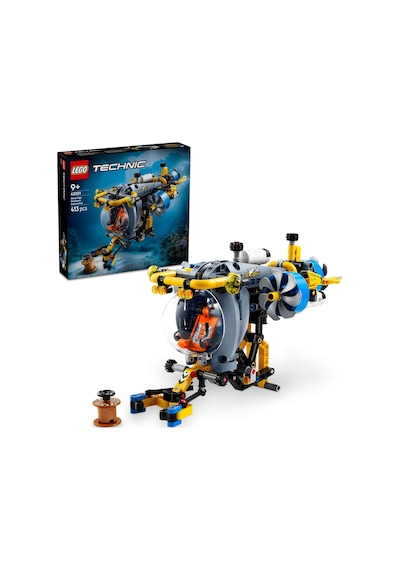 LEGO® Technic Derin Deniz Araştırma Denizaltısı 42201 - 9 Yaş ve Üzeri Mühendislik ve Bilimi Seven Çocuklar için Oyuncak Yapım Seti (413P)