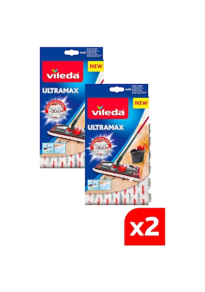Vileda 2 Paket Ultramax Mikrofiber Yedek Mop Pkt-h-ultramat Yedek2li