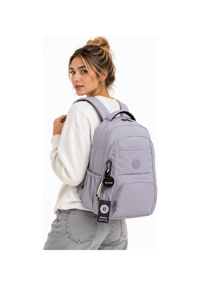 Su Geçirmez Kumaş Unisex Okul Çantası Lila Renk Okul Sırt Çantası 2000 Lavanta Diğer