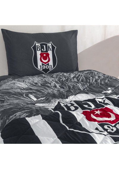 Lisanslı Bjk Şanslı Kartal Yorgan Seti Tek Kişilik 000000001000050741 Çok Renkli