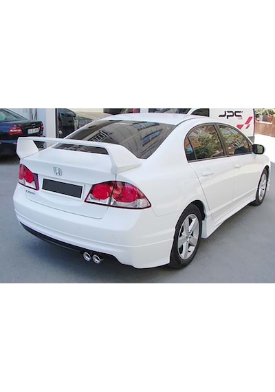 Honda Civic Fd6 Mugen Arka Ek Mat Siyah Sağ Çift 2006-2011 Arka-bodykit-ek-karlık