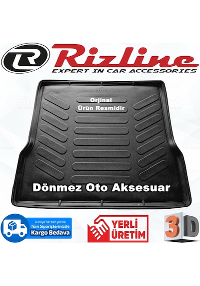Dacia Logan Sedan 3D Bagaj Havuzu Paspası 2005-2012 Arası Rizline N11.4637