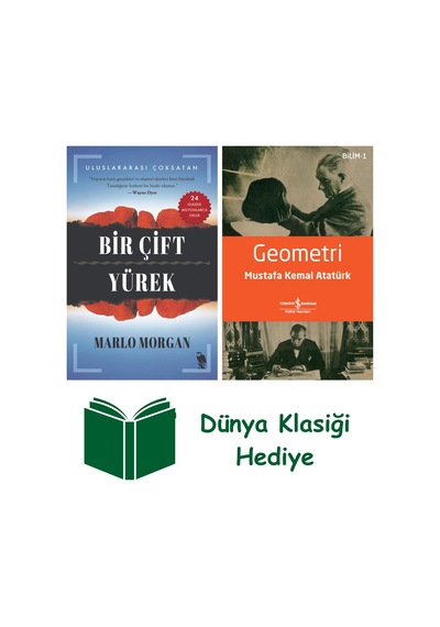 Bir Çift Yürek + Geometri + Dünya Klasiği Hediye