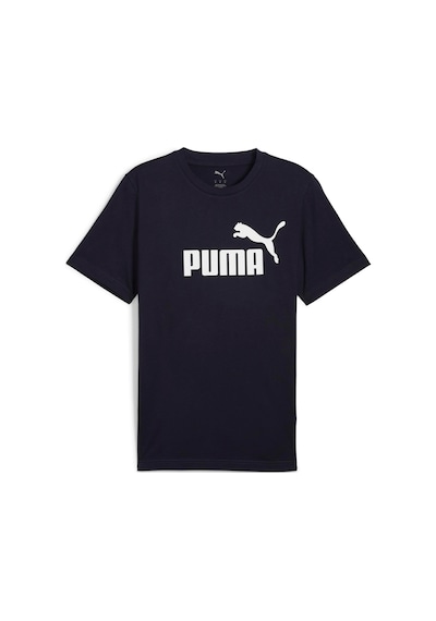 Puma Ess No. 1 Logo Tee Erkek Yetişkin T-shirt Lacivert