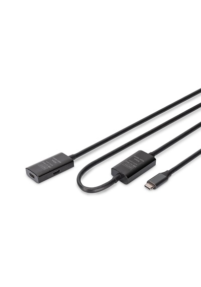 Aktif Usb-c Uzatma Kablosu, 10m 5g, Usb 3.2 Gen1, Usb-c - Usb-c