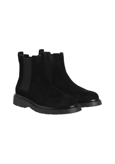 Calvin Klein Erkek Combat Tabanlı Chelsea Bot - Siyah-10348 Black / Black Solid
