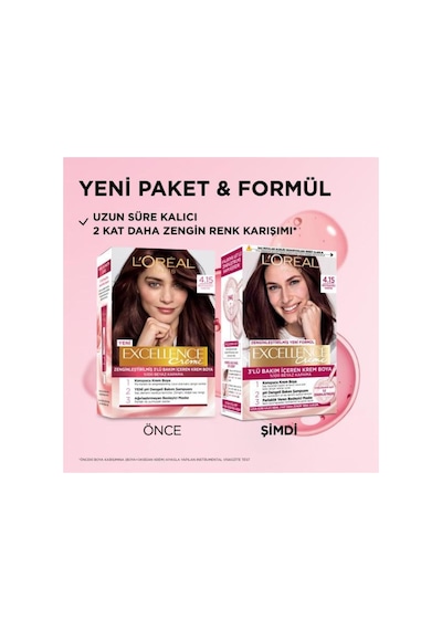 Excellence Creme 4.15 Büyüleyici Kahve Saç Boyası
