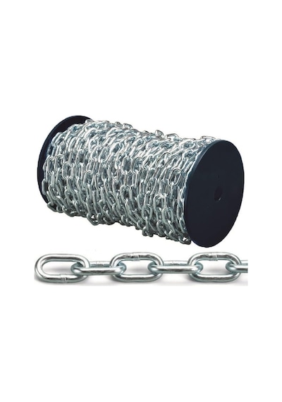 Zincir, 10 Mm, Galvanizli, Makaralı, 1 Kg 0.400metre