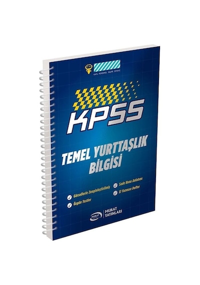 Murat Kpss Temel Yurttaşlık Bilgisi Vatandaşlık Defteri Murat Yayınları