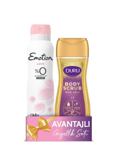 Emotion Deodorant 150 Ml + Duş Jeli 250 Ml Açık Mavi