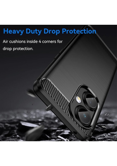 Oneplus Nord Ce 3 Lite Brushed Carbon Fiber Silikon Kılıf-al3332
