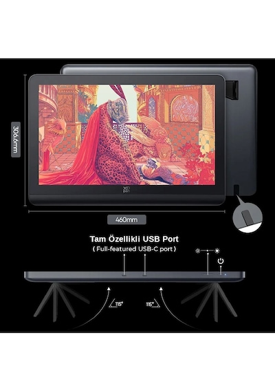 Xp-pen Artist Pro 19 Gen2 Grafik Tablet, 4k Ips, 16384 Basınç, %156 Srgb, Vesa Destekli Xp Art19pro Gen2