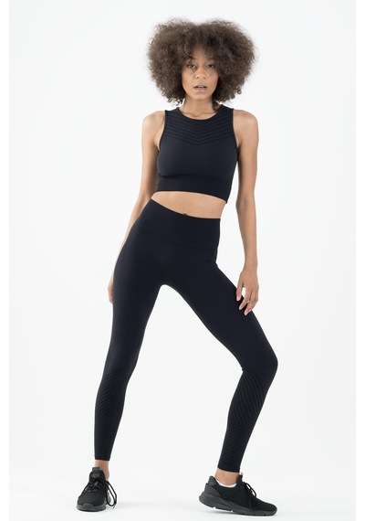 Maraton Active Slimfit Kadın Koşu Siyah Tayt 812094-siyah