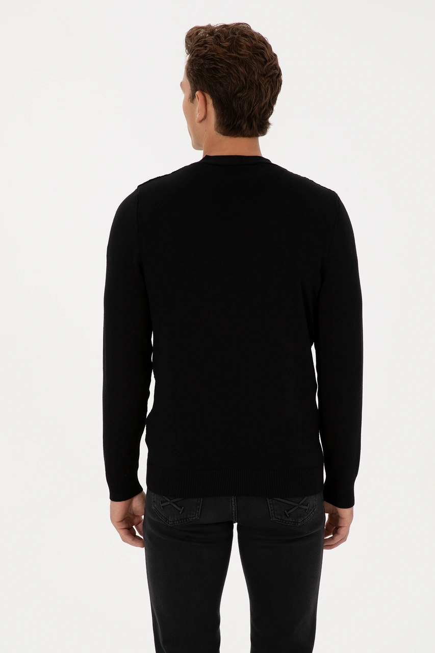U.s. Polo Assn. Erkek Siyah Hırka Triko 50307952-vr046 Siyah