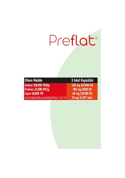 Preflat 30kapsül