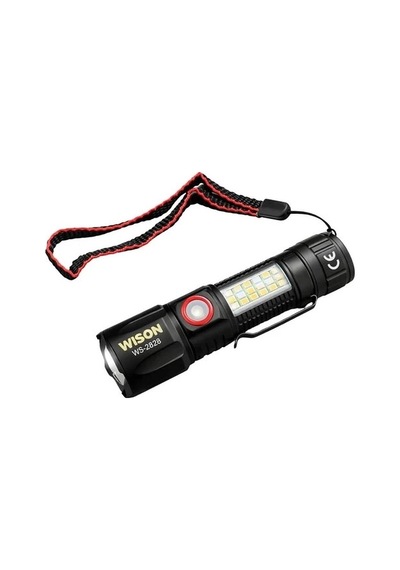 Wison Ws-2828 1000 Lümen Mıknatıslı Usb Şarjlı El Feneri Evimdeyokyok Beyaz