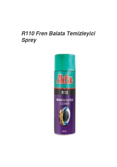 Fren Balata Spreyi Akfix R110 500 Ml