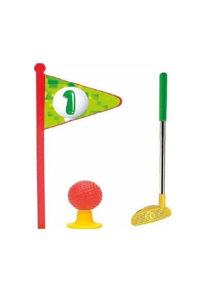 Mini Golf Oyun Seti - Sarı Top Çukuru