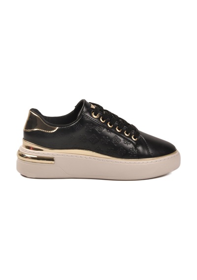 Siyah Bağcıklı Hafif Esnek Kadın Sneaker Lady 028 Z Siyah