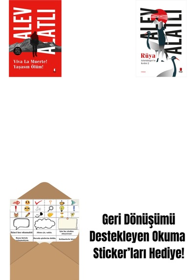 Viva La Muerte Yaşasın Ölüm + Schrödinger İn Kedisi 2 - Rüya + Okuma Sticker'ları